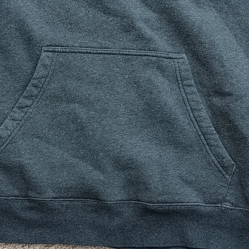 ADIDAS Big Lettering Pullover Hoodie Adult Size Large With Insulation Hipster